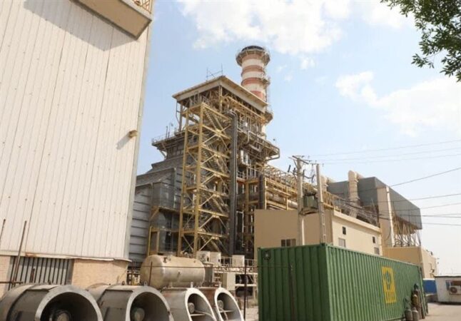 افزایش ۲۰۳ مگاواتی ظرفیت تولید پایدار برق نیروگاه آبادان