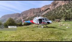 اورژانس هوایی دزفول جان بانوی عقرب‌گزیده را نجات داد