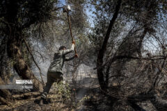 آتش‌سوزی جنگل‌ خسرج حمیدیه مهار شد