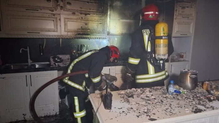 حریق در منطقه آسیاباد اهواز جان سالمندی را گرفت